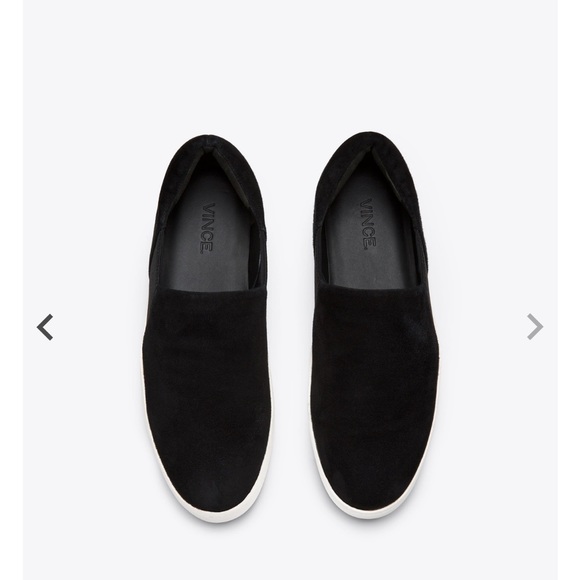 Vince Warren Black Velvet Platform Sneakers 5.5 - Picture 3 of 3